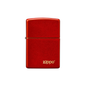 Zippo 49475ZL Metallic Red Matte Zippo Logo_1