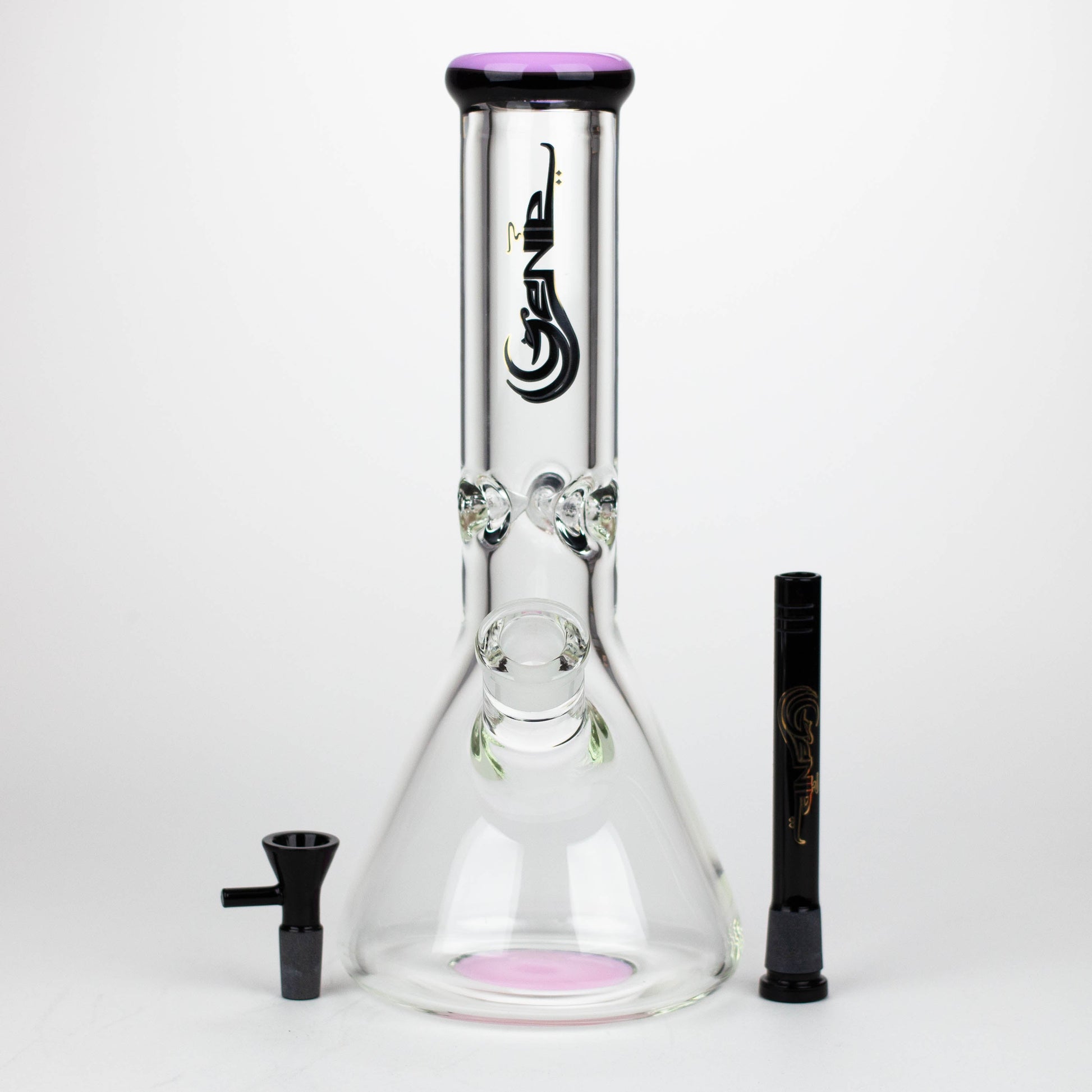 Genie | 12" Classic beaker 9 mm glass water bong [BK001]_3