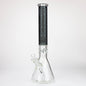 Genie | 17" sandblasted artwork tube 7 mm glass water bong [GB21005]_12