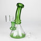 7"  2-in-1 Color accented Rig with perc (Banger and Bowl Included)_3