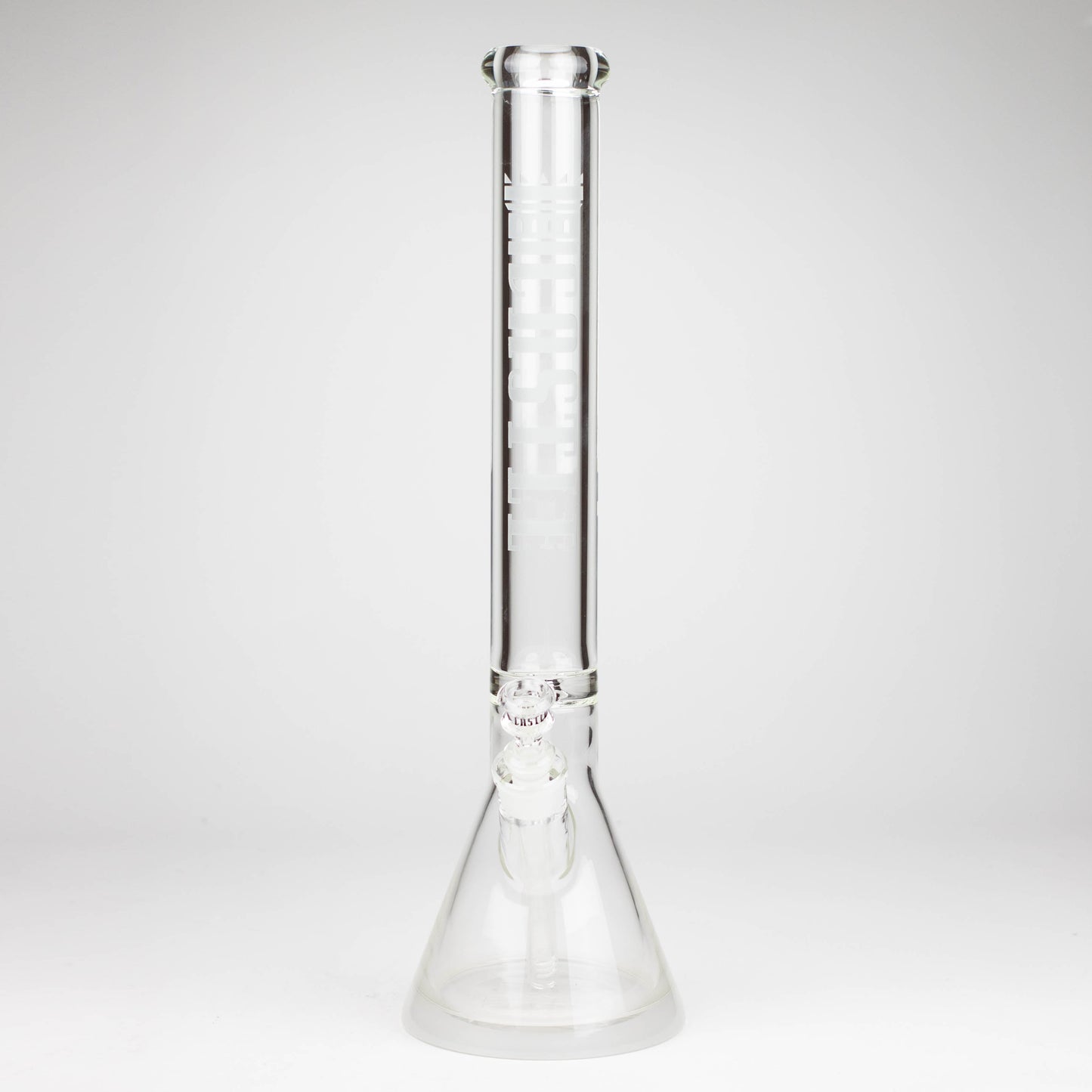 Castle Glassworks | 18" Etched Logo Beaker Bong [CE-101]_3