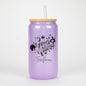 TRIM QUEEN | GOOD VIBES GLASS TUMBLER WITH LID AND STRAW_11