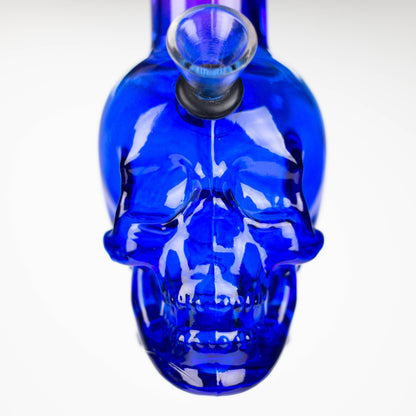 6" Mini Skull base soft glass water bong  [SH36xx]_6