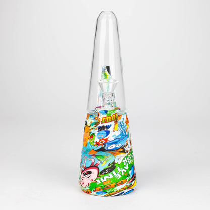 8.5" Silicone cone shape water bong-Assorted [H151P]_3