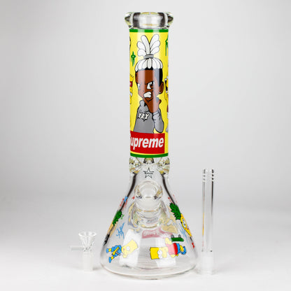 14" Cartoon 9 mm glass bong [PIP837]_4