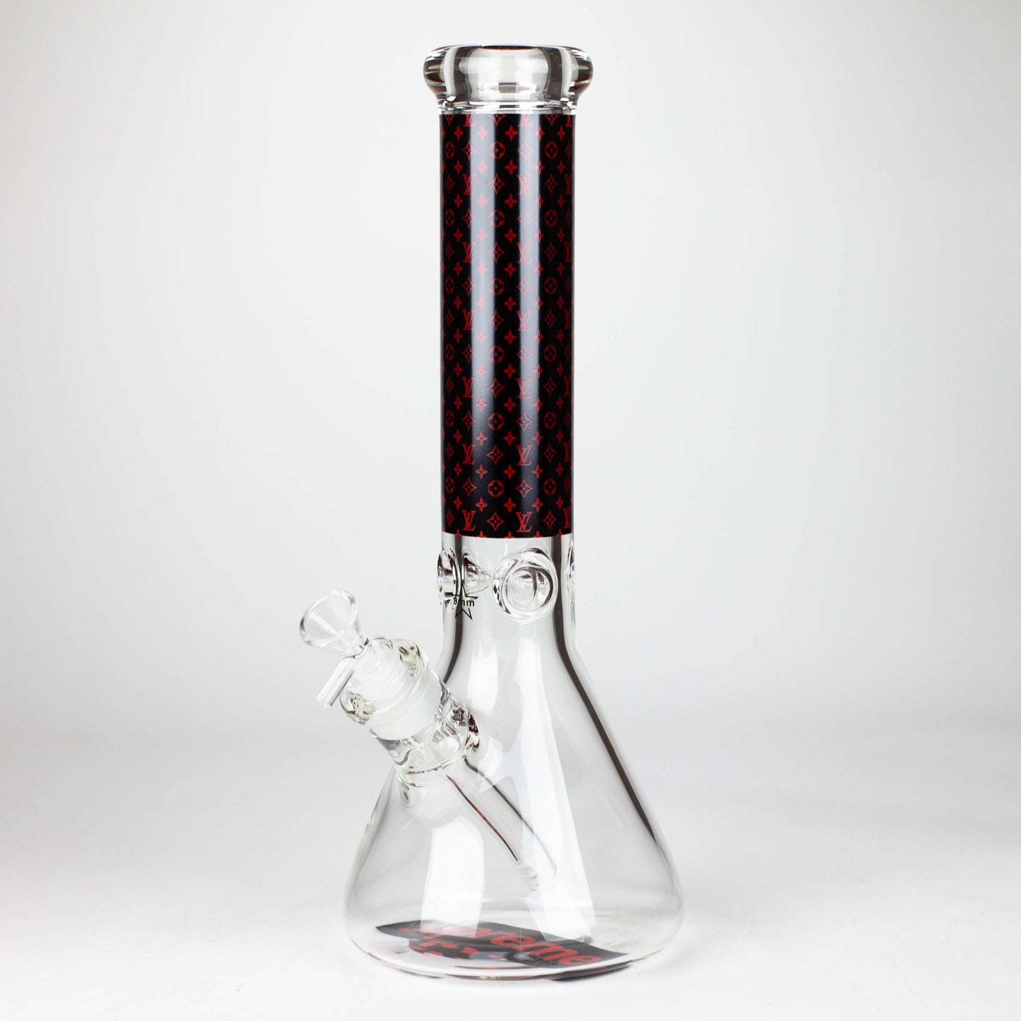 14" Luxury Pattern 9mm glass bong [PIP871]_5