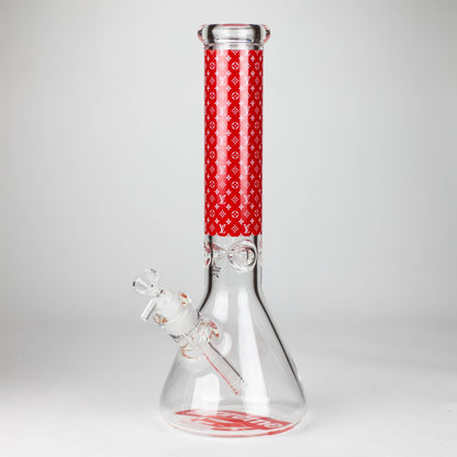 14" Luxury Pattern 9mm glass bong [PIP871]_6