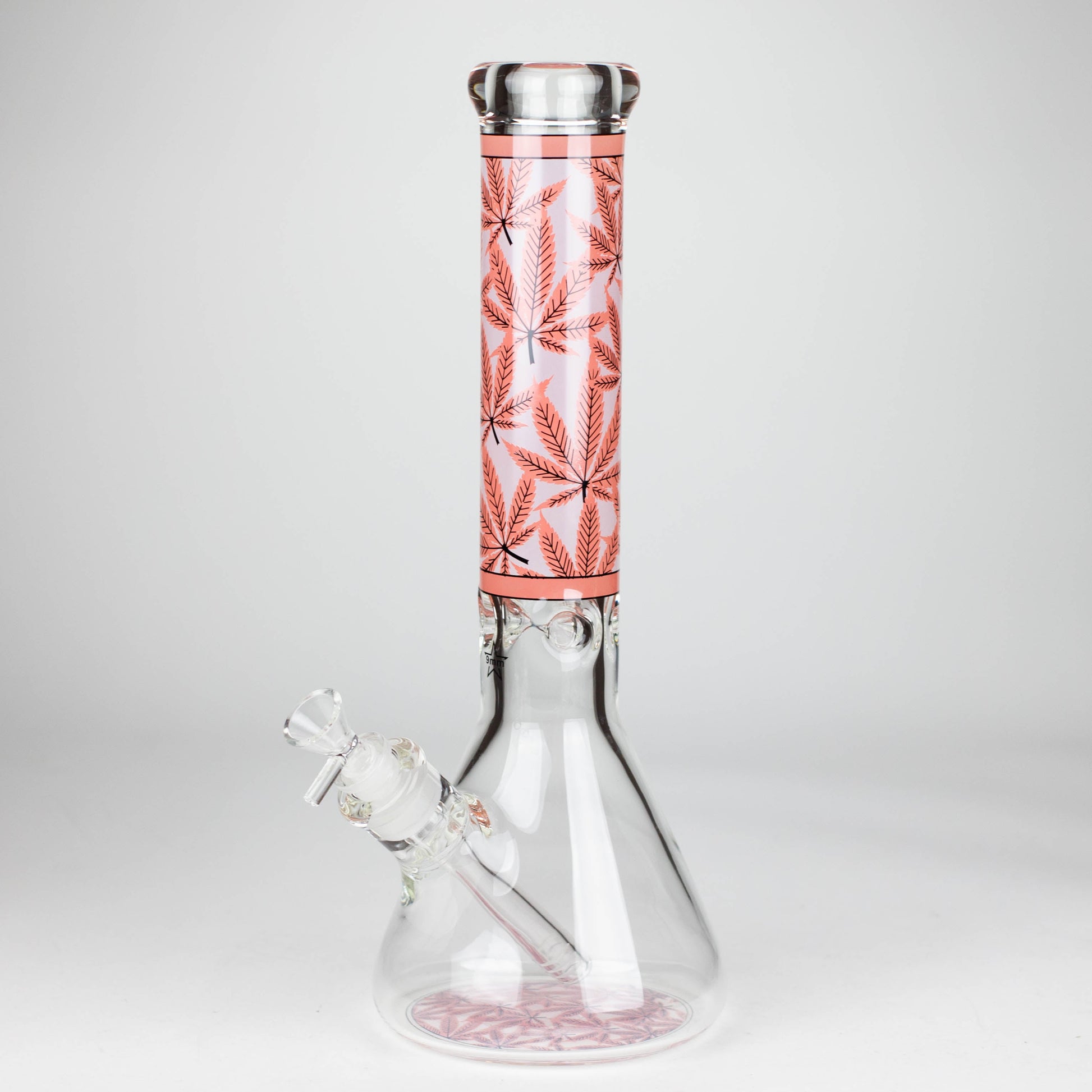 14" Hemp Weed 9mm glass bong [PIP845]_5