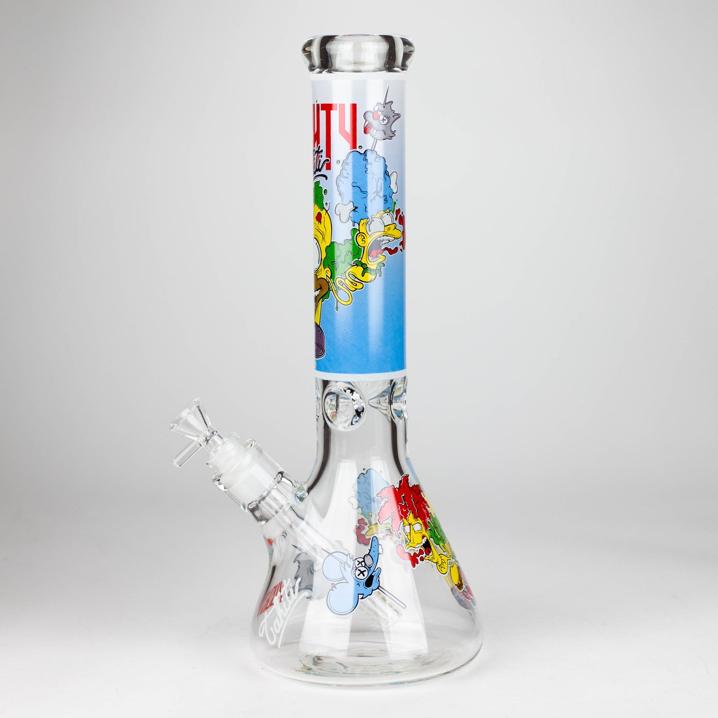 14" Cartoon Glow 9 mm glass bong [PIP834]_13