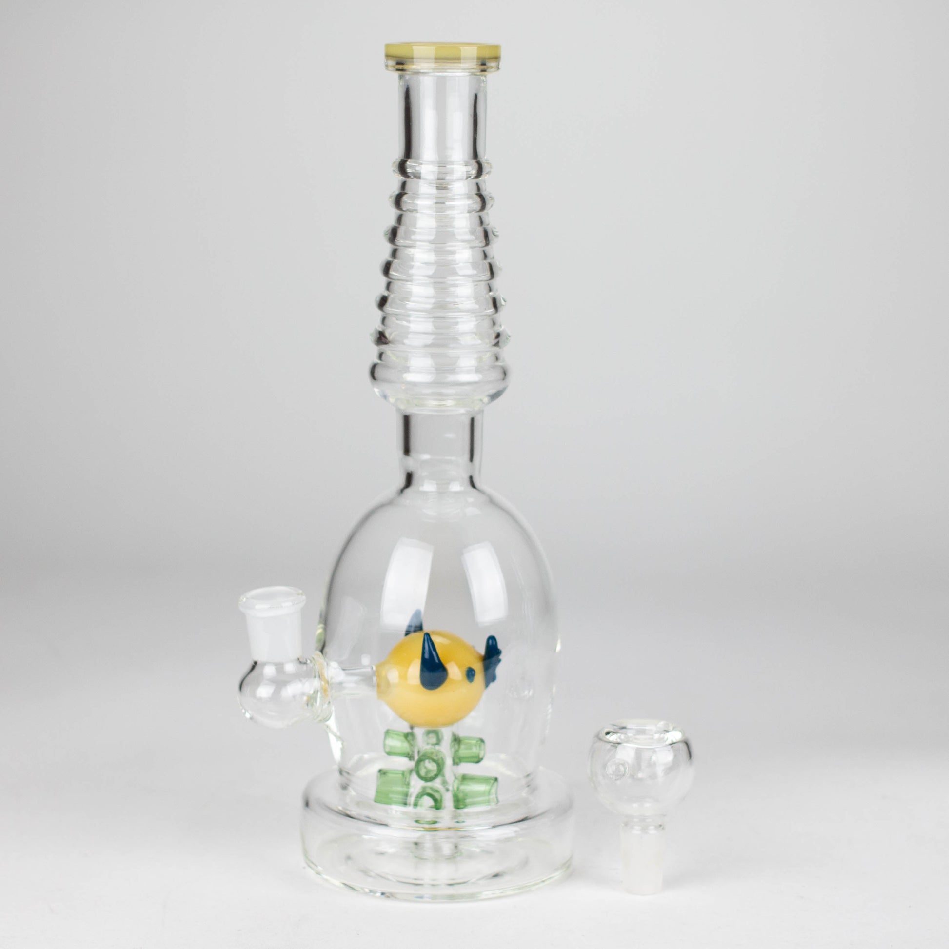 12" Fancy glass water bong_10