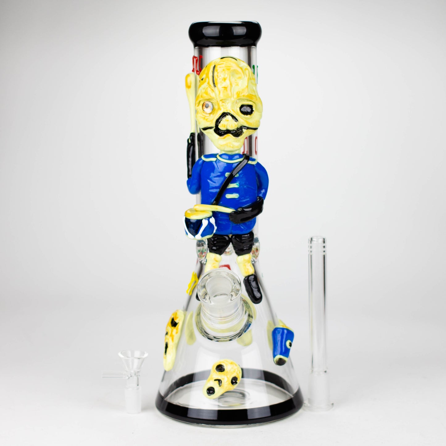 13" Resin 3D Drum Ghoul 7mm glass beaker  [DY502]_8