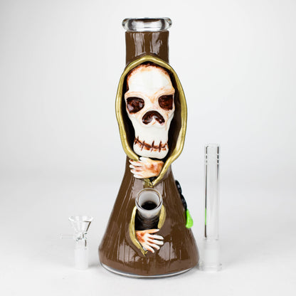 10" Resin 3D artwork Skull glass beaker [DY404]_7