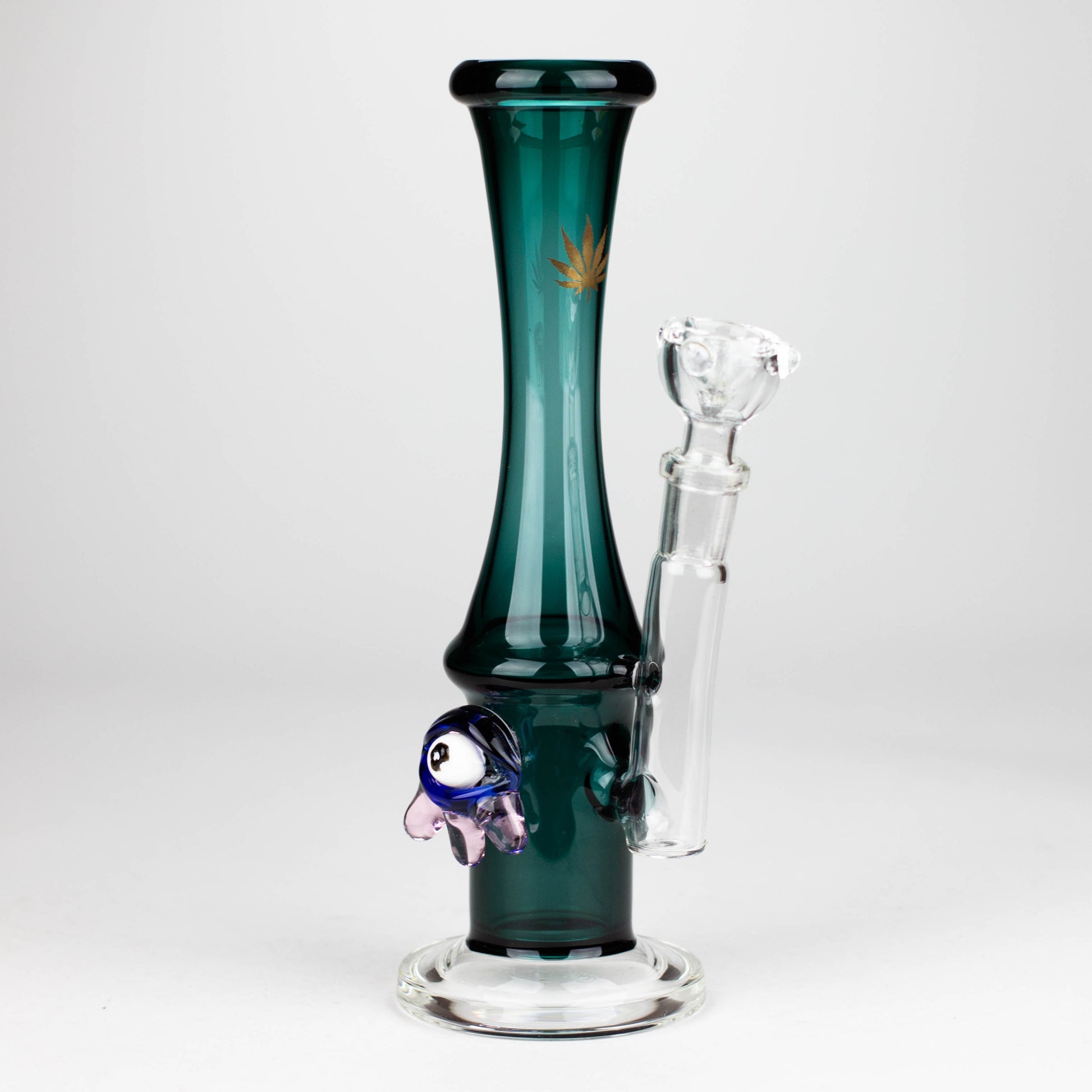 10" Color tube glass bong with eye_15