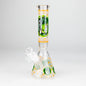 9"  Glow In The Dark 4mm glass bong [S60]_9