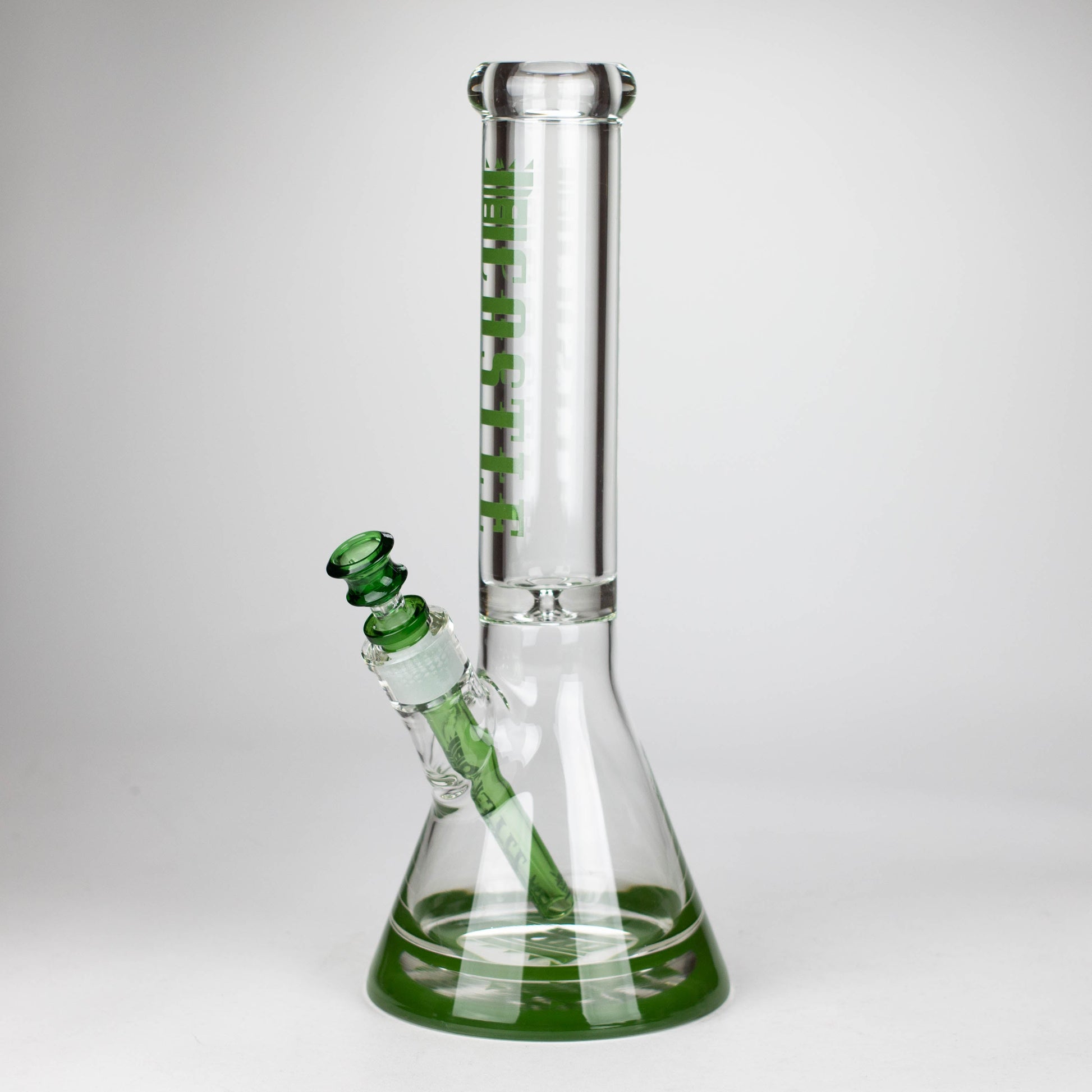 Castle Glassworks | 14" Color Logo Beaker Bong [C-005]_10