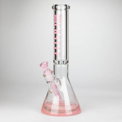 Castle Glassworks | 14" Color Logo Beaker Bong [C-005]_11