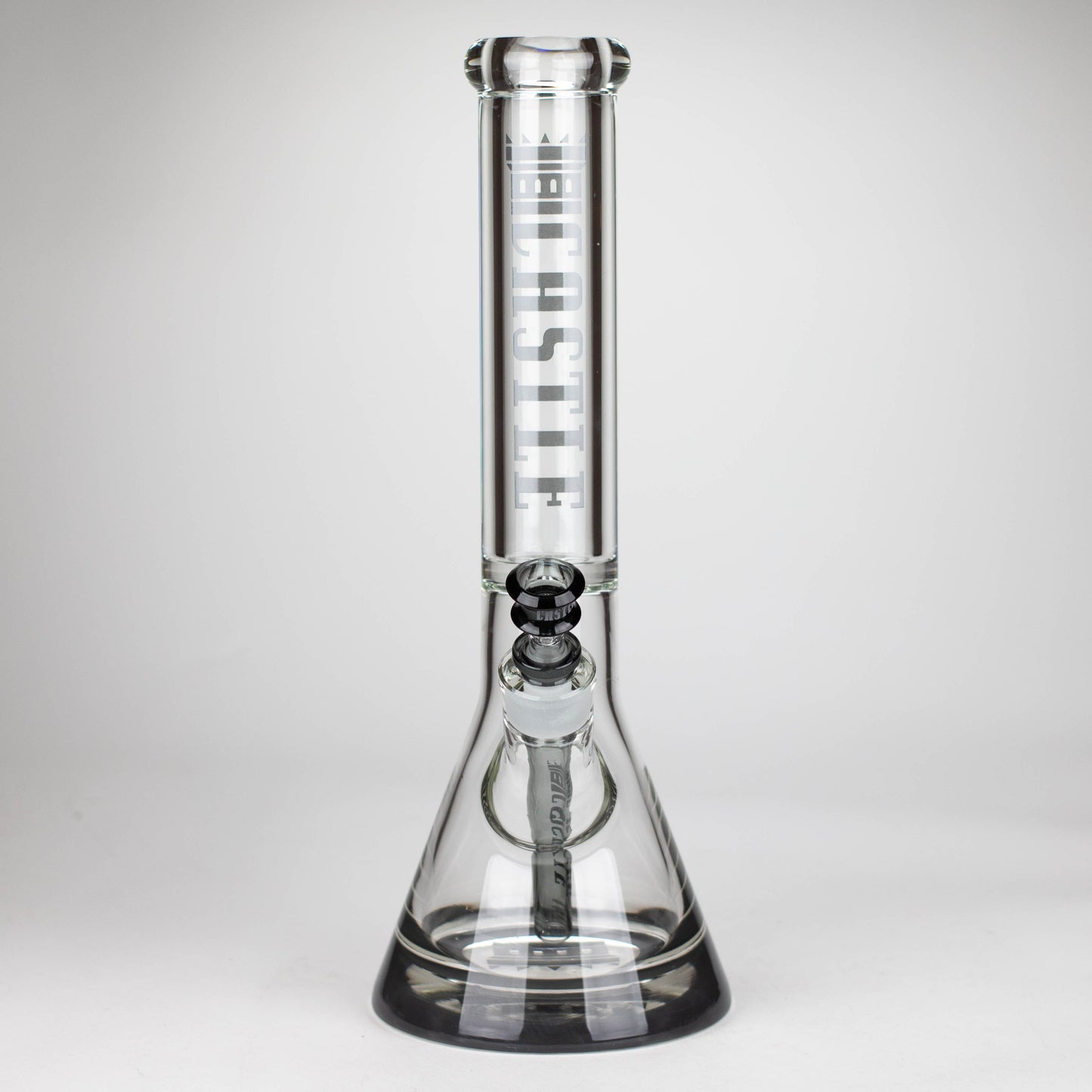 Castle Glassworks | 14" Color Logo Beaker Bong [C-005]_16