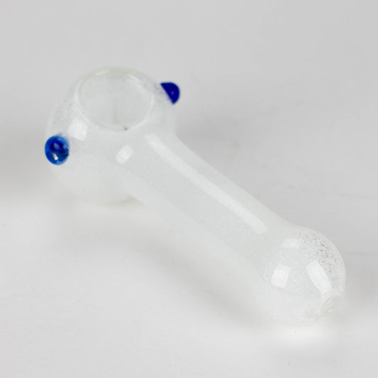 5" soft glass glow in the dark hand pipe Pack of 2_0