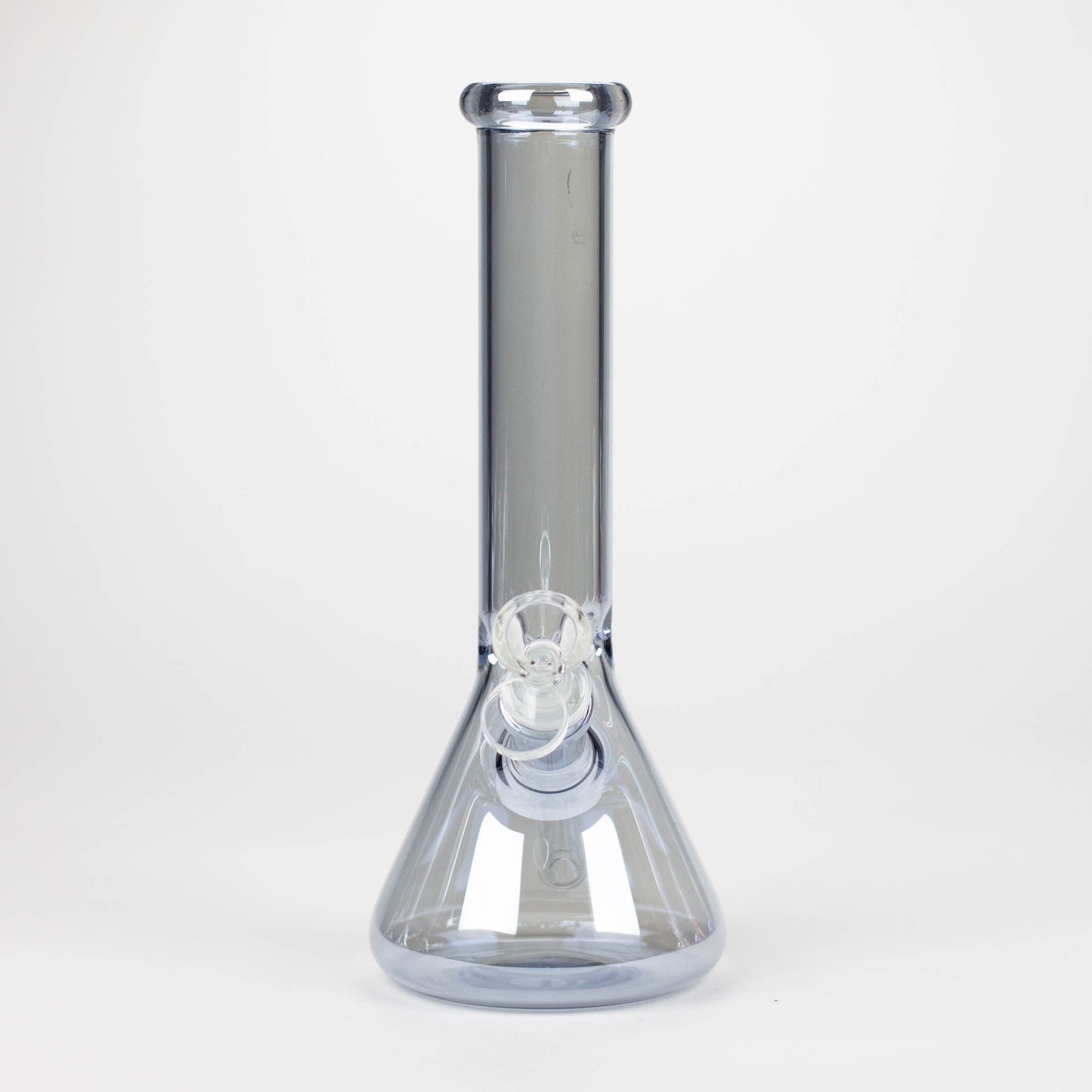 10" Solid Color Eletroplate Glass Beaker Bong_7