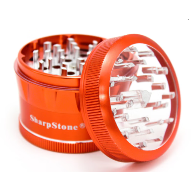 SharpStone® | V2 CLEAR TOP 4 PIECE GRINDER 2.5 [ GRI905 ]_2