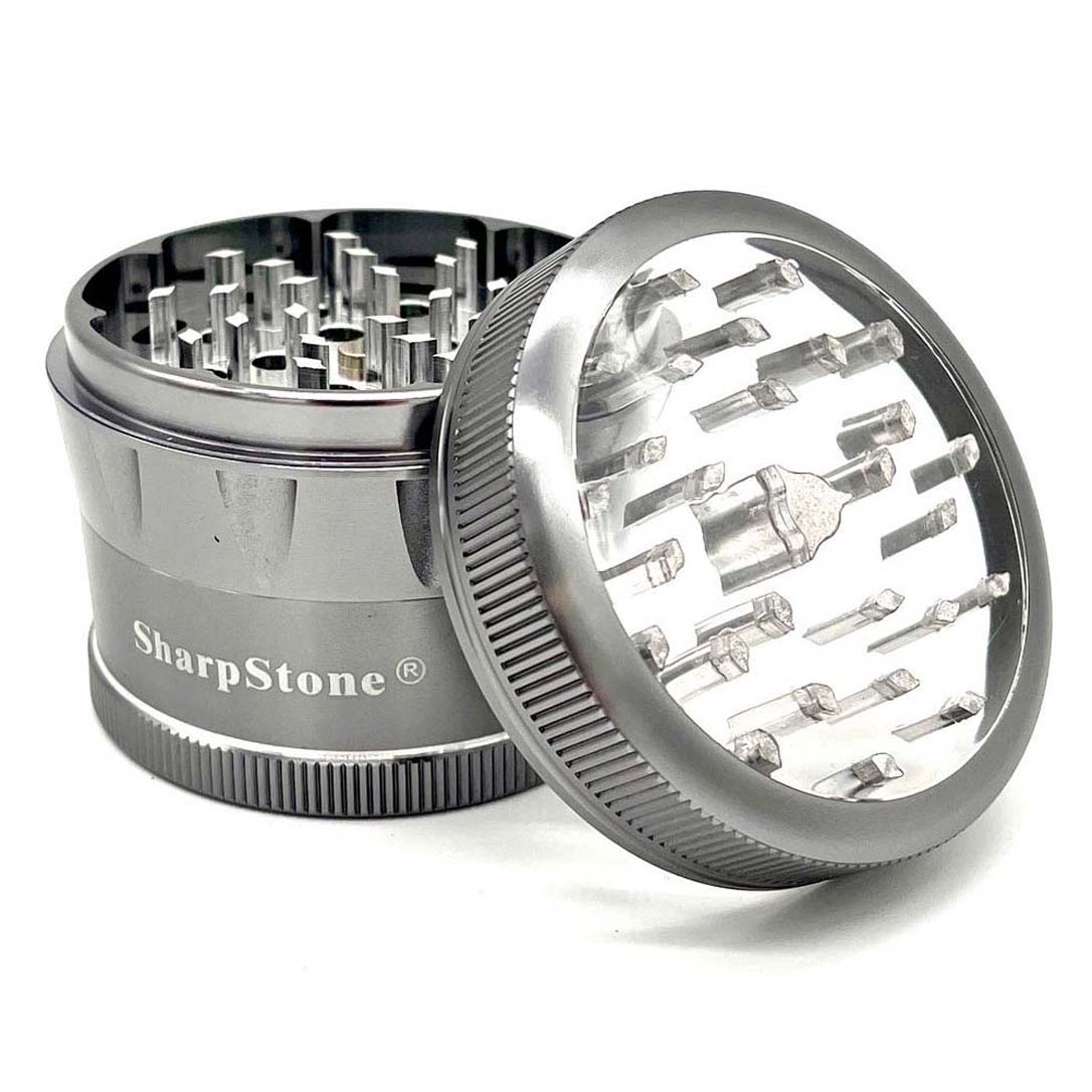 SharpStone® | V2 CLEAR TOP 4 PIECE GRINDER 2.5 [ GRI905 ]_3