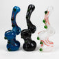 6" Single chamber fancy glass bubbler_0