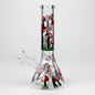 10" Glow in the dark Glass Bong With  Mushroom Design_4