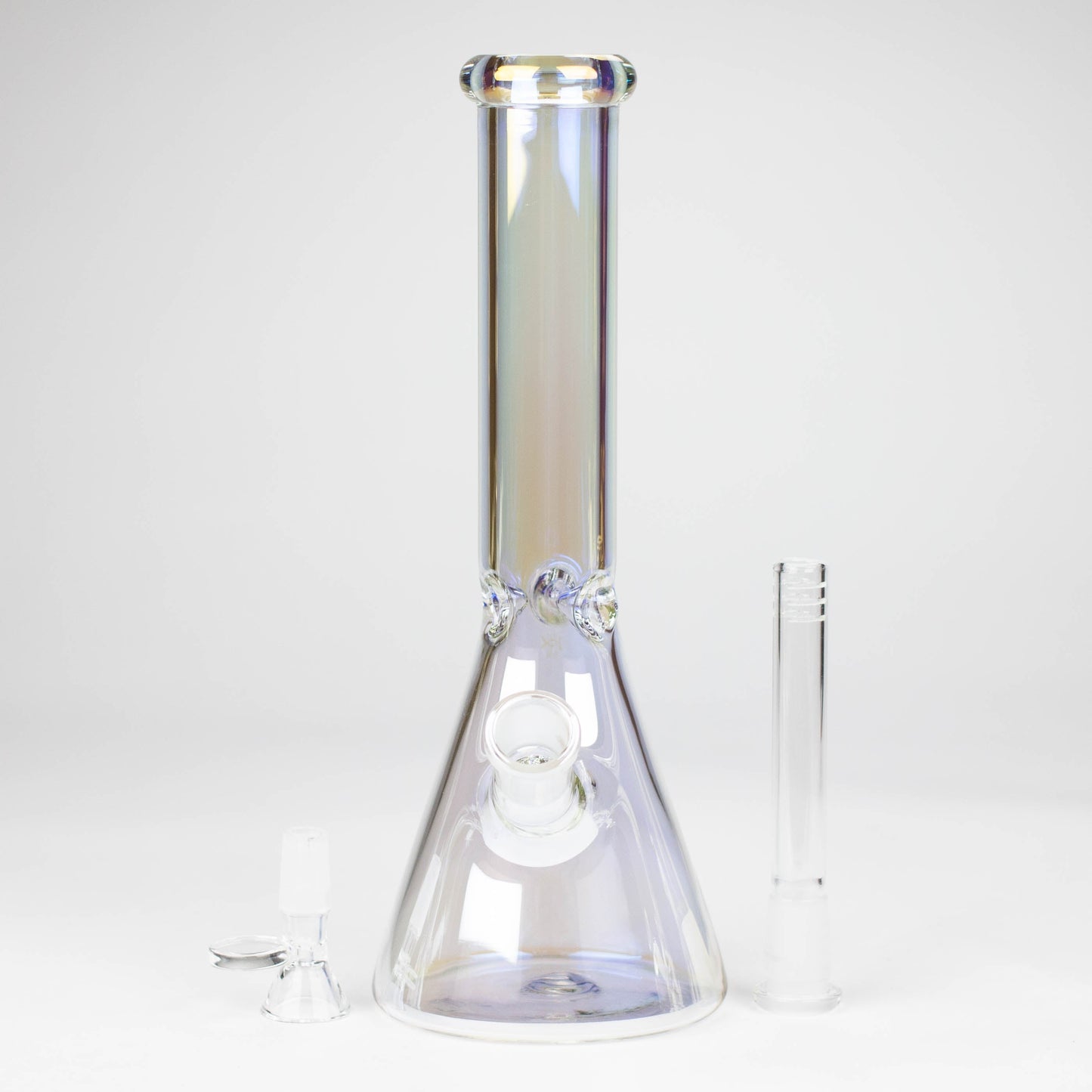 10"  5mm Electroplate Glass Bong Assorted Colour_4