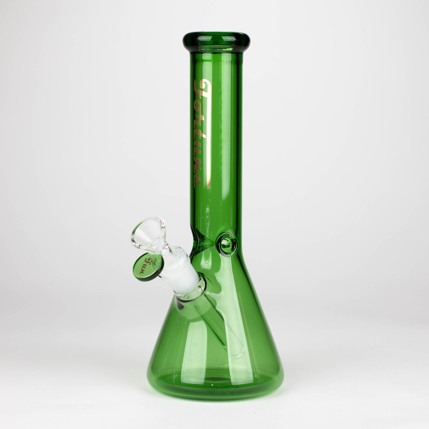 Fortune | 10" 4mm Coloured Glass Bong Assorted Colour_7