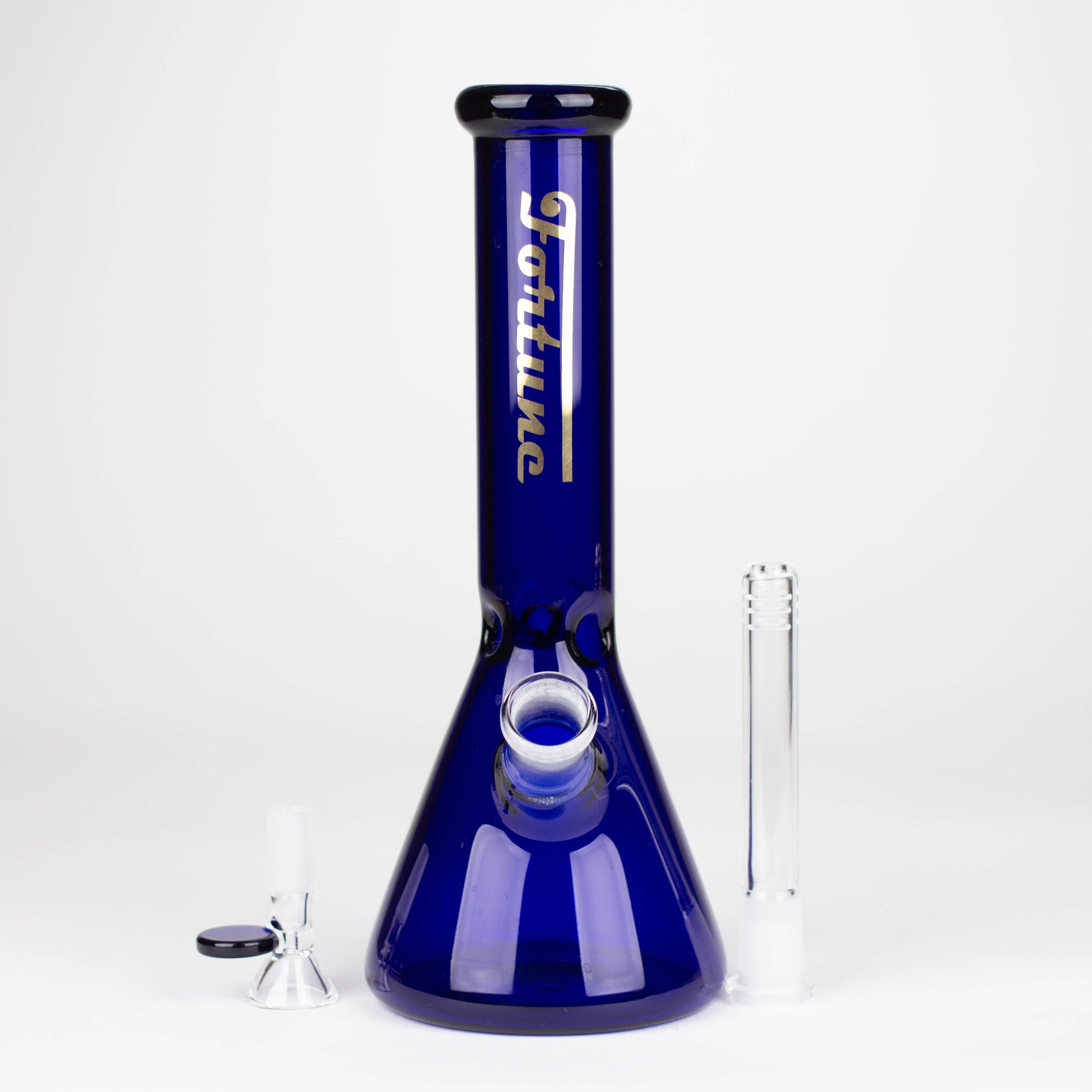 Fortune | 10" 4mm Coloured Glass Bong Assorted Colour_3