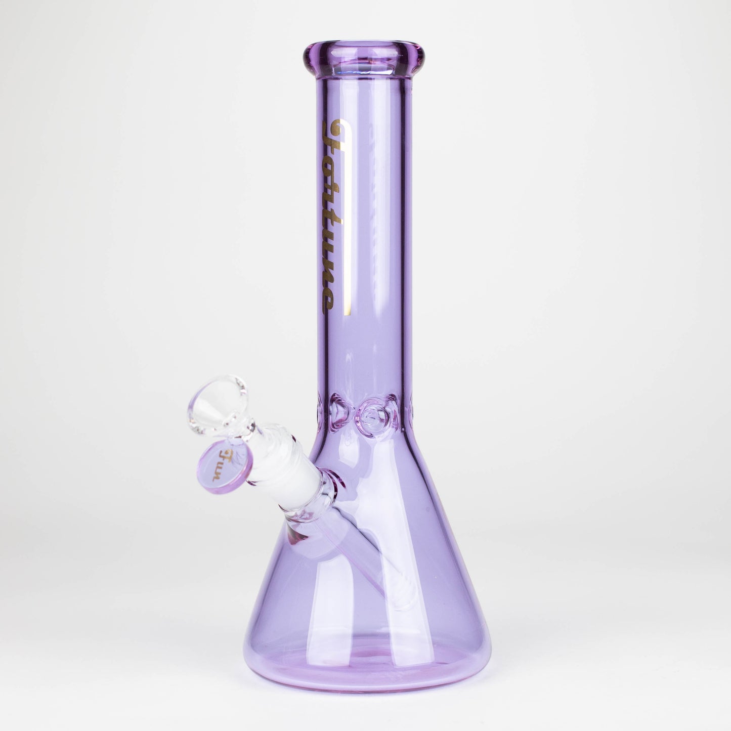 Fortune | 10" 4mm Coloured Glass Bong Assorted Colour_6