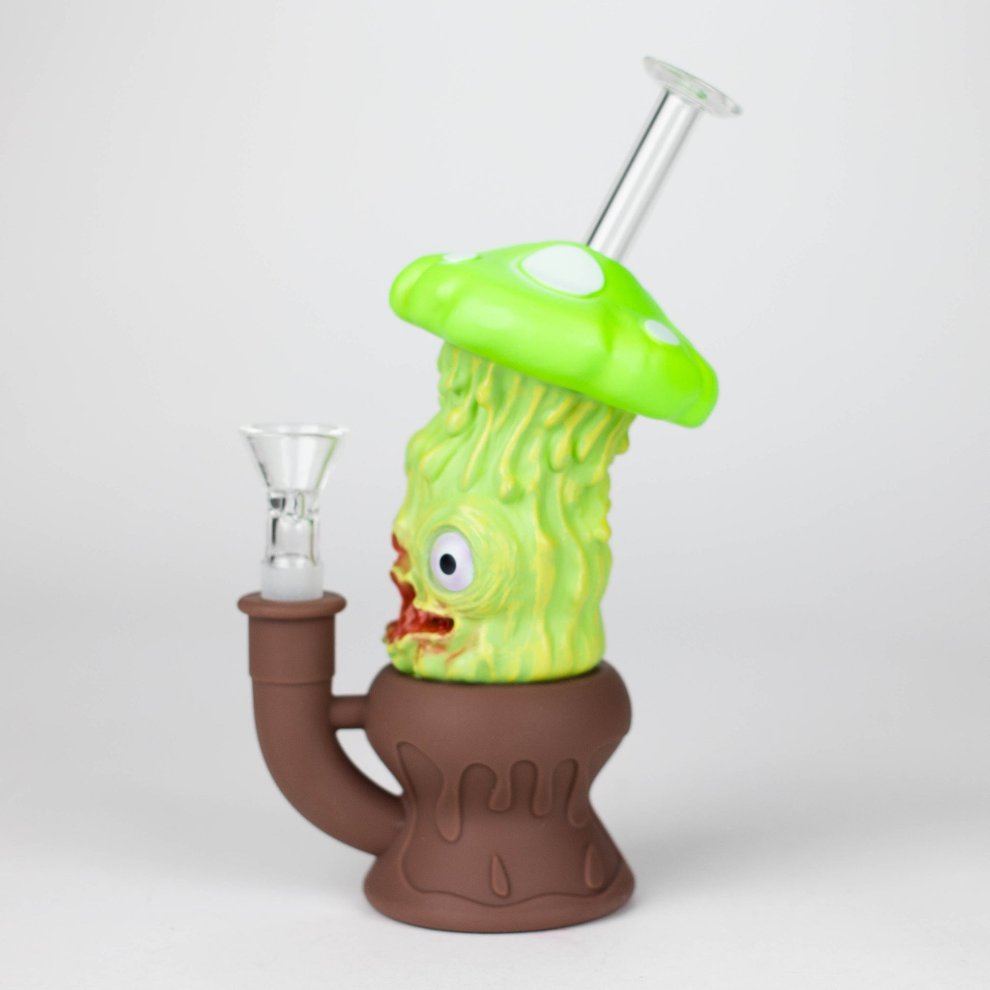 7.8" Vinyl Mushroom Monster Water Pipe_2