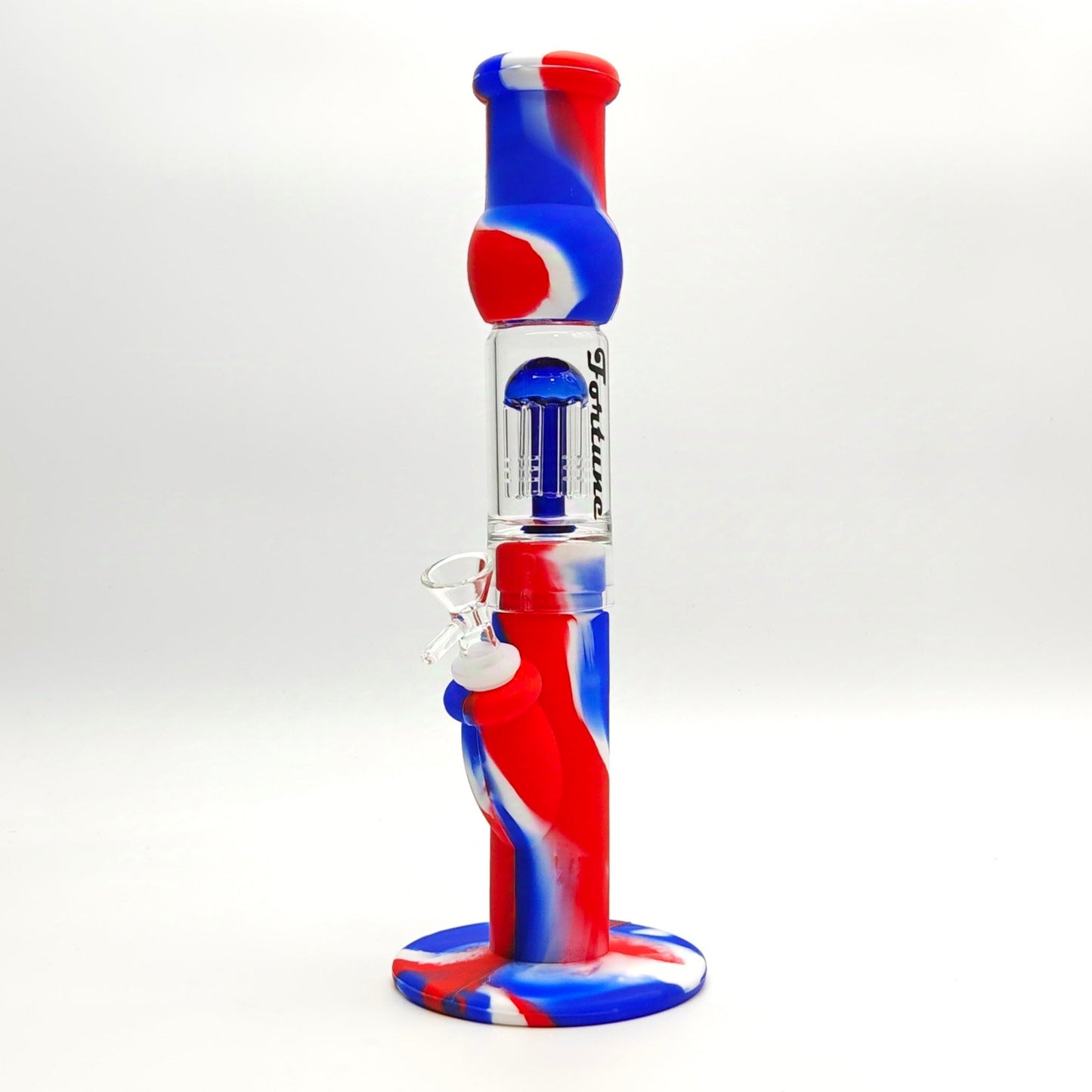 Fortune | 12.5" Silicone Tree Perc Waterpipe_1