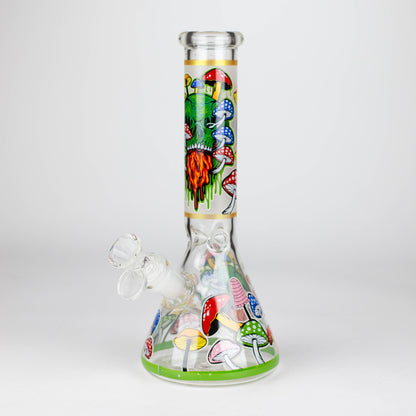 10" Glass Bong With The Nature Design_8