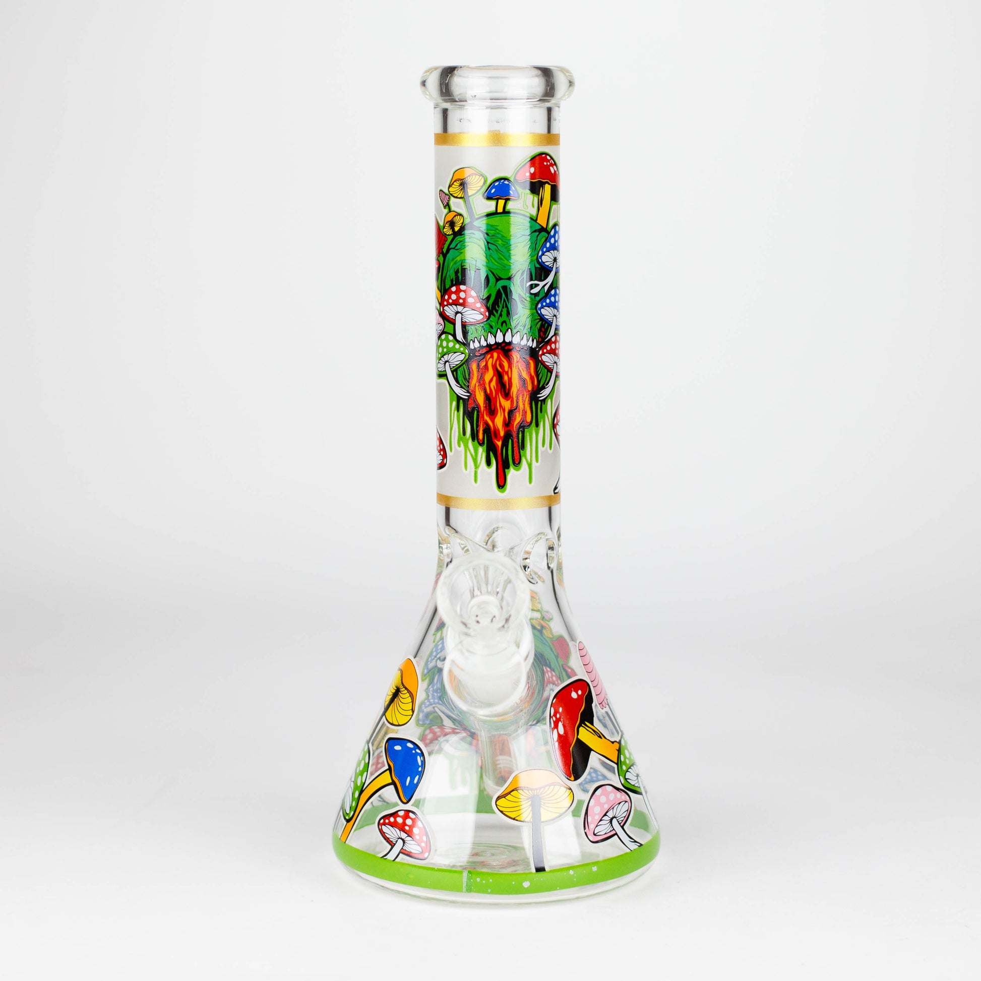 10" Glass Bong With The Nature Design_10