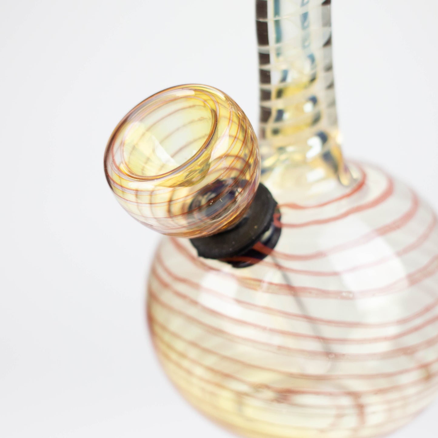 6" changing color glass bong_4