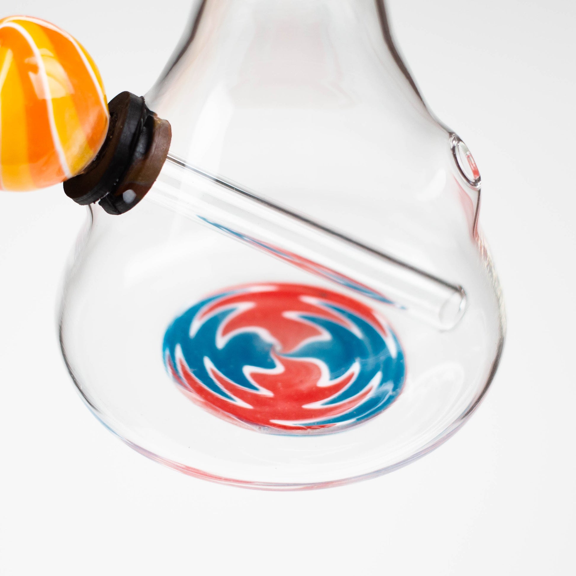 6" beaker glass water bong_5