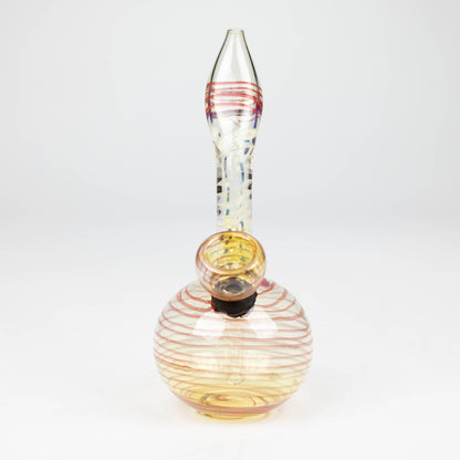 6" changing color glass bong_3