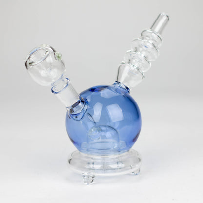 6" Apple glass water bong_2