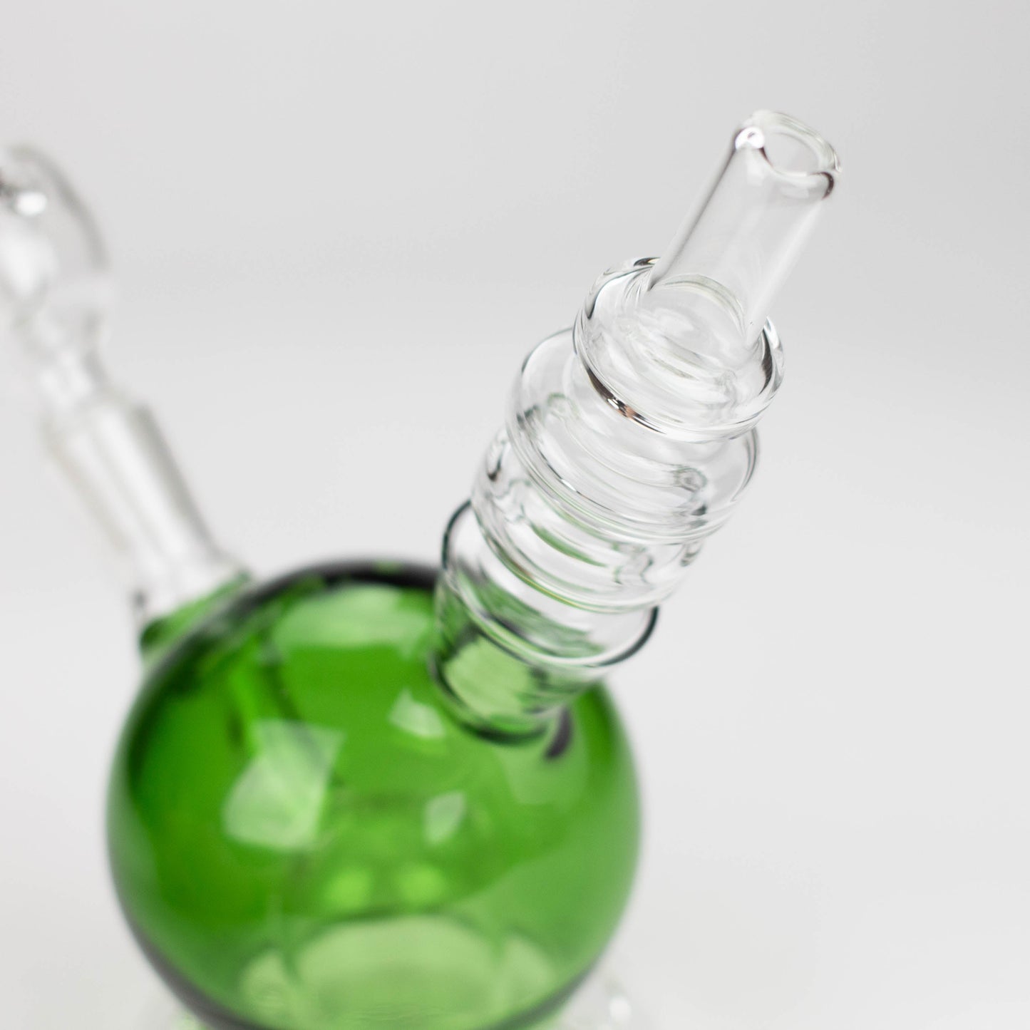 6" Apple glass water bong_7