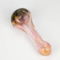 4" Gold fumed glass hand pipe pack of 2_0