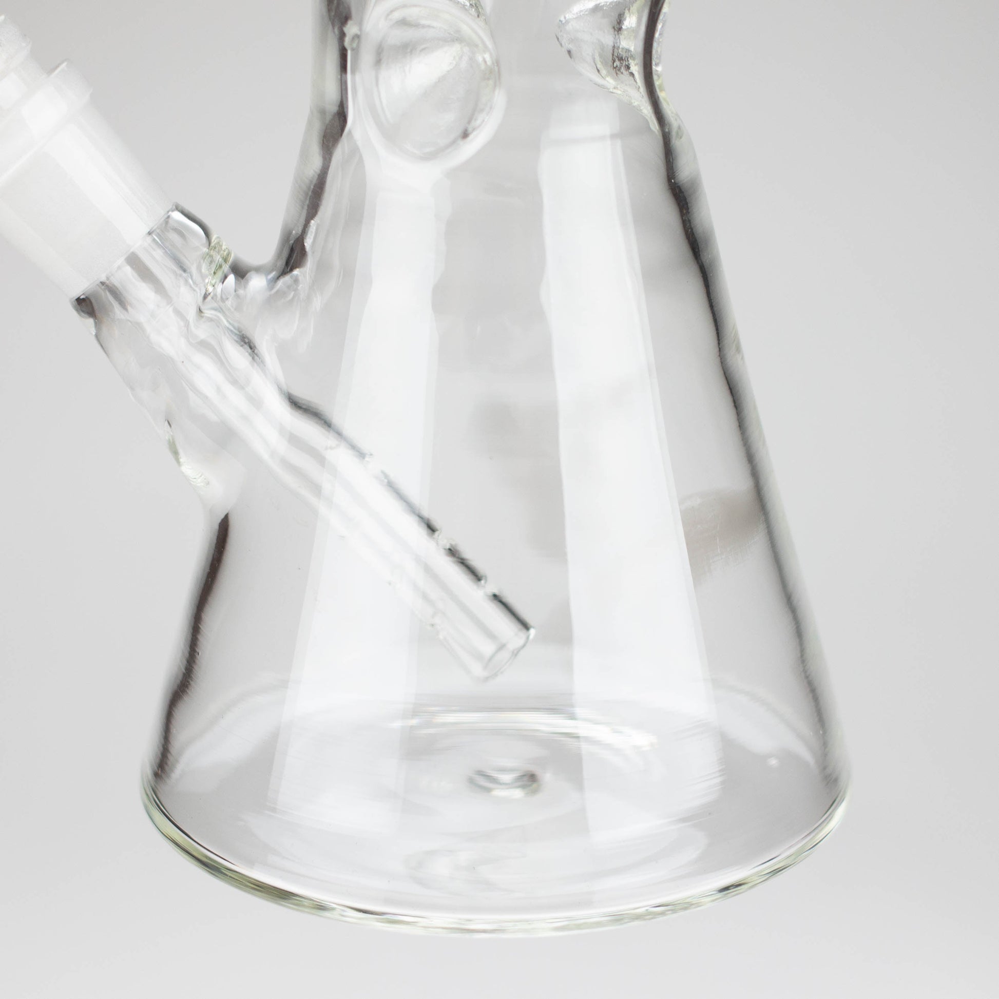 10" clear beaker glass water bong_5