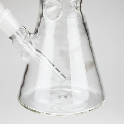 10" clear beaker glass water bong_5