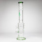 H2O | 18" 7mm glass bong with double layer honeycomb [H2O-5015]_3