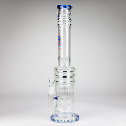 H2O | 18" 7mm glass bong with double layer honeycomb [H2O-5015]_4