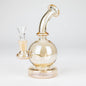 7" Solid Color Electroplate Glass Bong_8