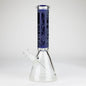 14" High Quality engraved Beaker Glass Bong  [C2664-3]_5