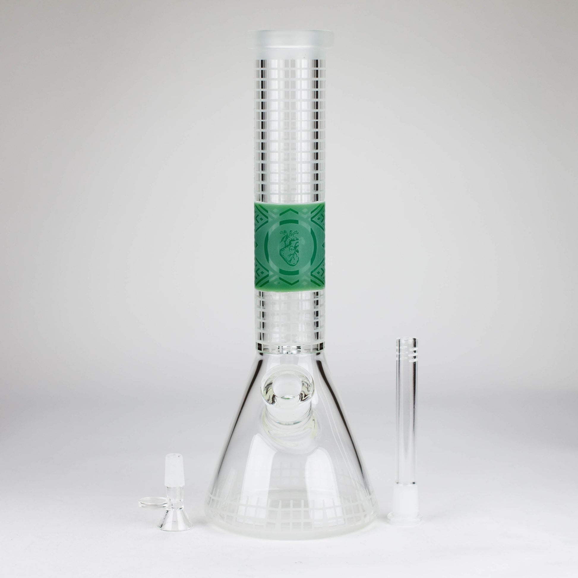 14" Beaker Base Glass Bong  [C1035-CC268]_4