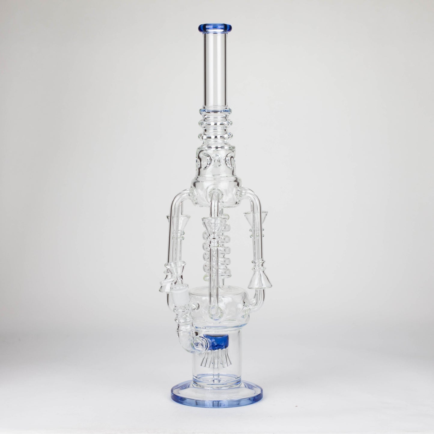 19" Coil Glass water recycler bong [C1576]_3