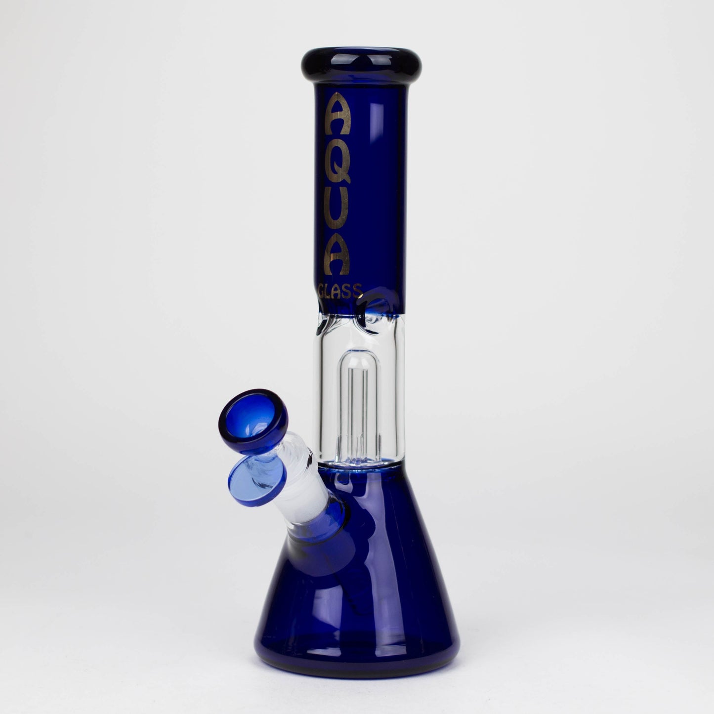 AQUA | 10″ Glass Bong with Percolator & Bowl [B2]_8